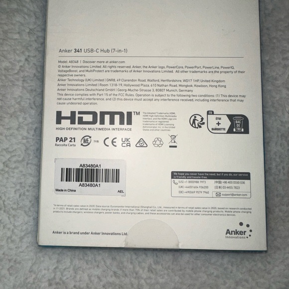 NWT Anker 341 USB-C Hub (7 in 1) - Picture 8 of 11